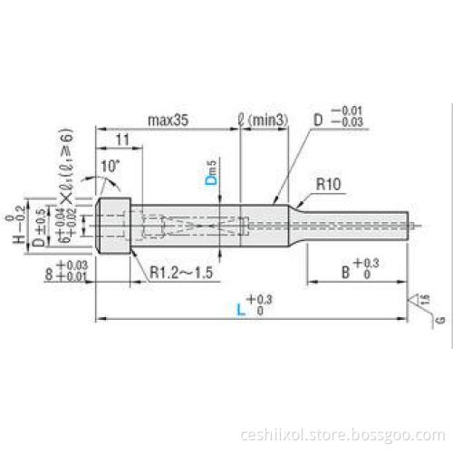 Fibro / Moeller Spring precision punch corp R 0.4 Polishing